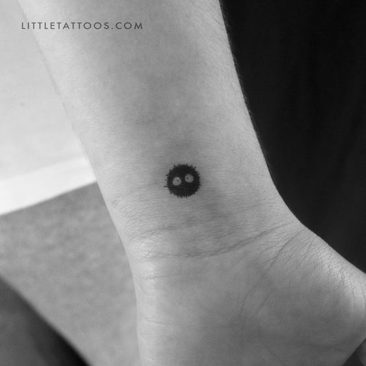 Tatuaje temporal de duendecillo de hollín - Juego de 3