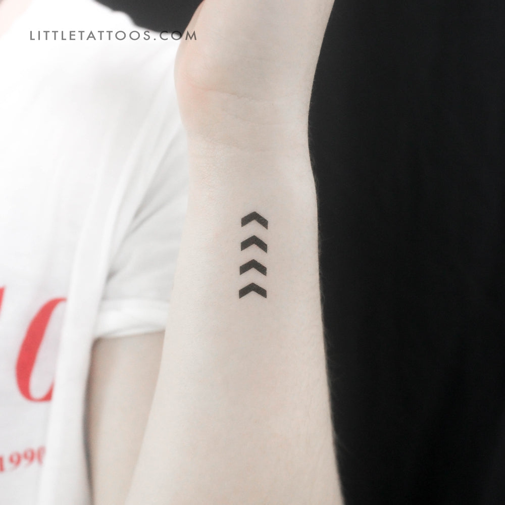 Tatuaje temporal en homenaje a las Cuatro Flechas de Liam Payne (juego de 3)