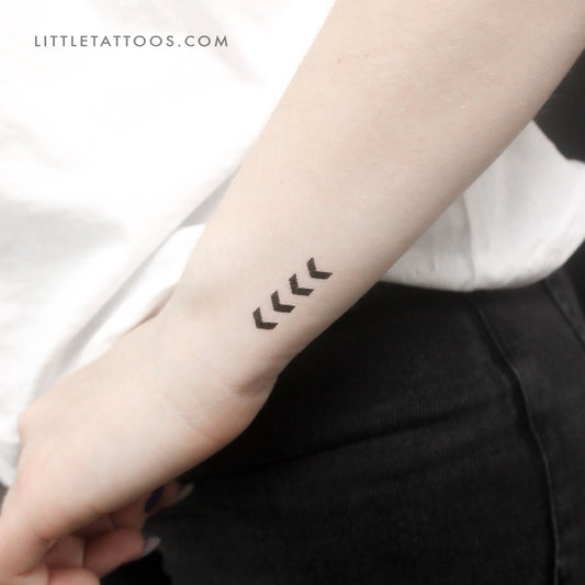 Tatuaje temporal en homenaje a las Cuatro Flechas de Liam Payne (juego de 3)