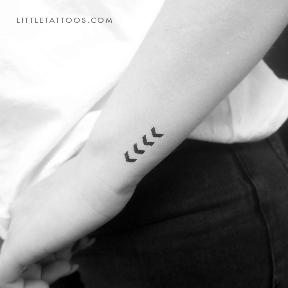 Tatuaje temporal en homenaje a las Cuatro Flechas de Liam Payne (juego de 3)