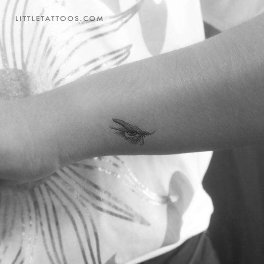 Tatuaje temporal de un pequeño ángel caído llorando (juego de 3)