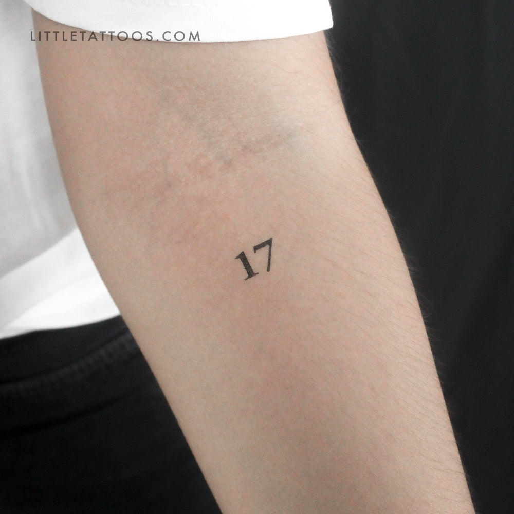 17 Temporary Tattoo - Set of 3