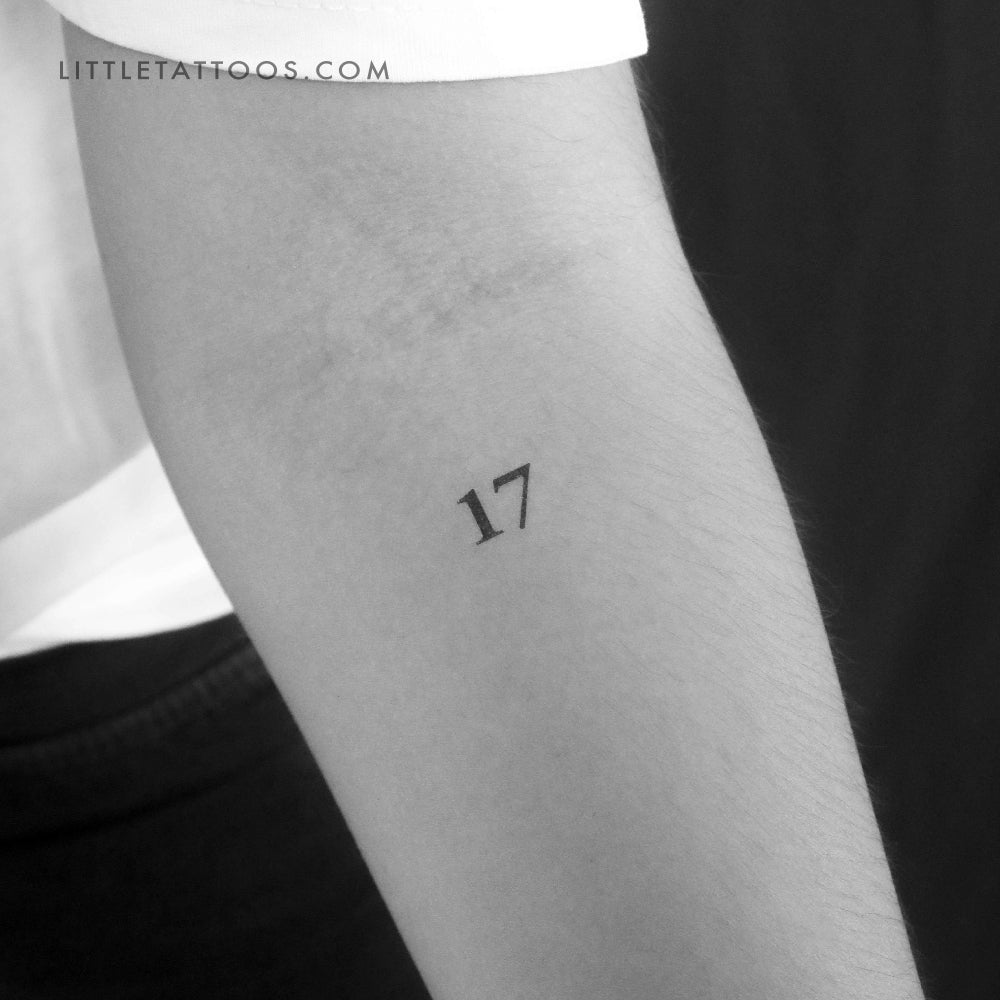 17 Temporary Tattoo - Set of 3