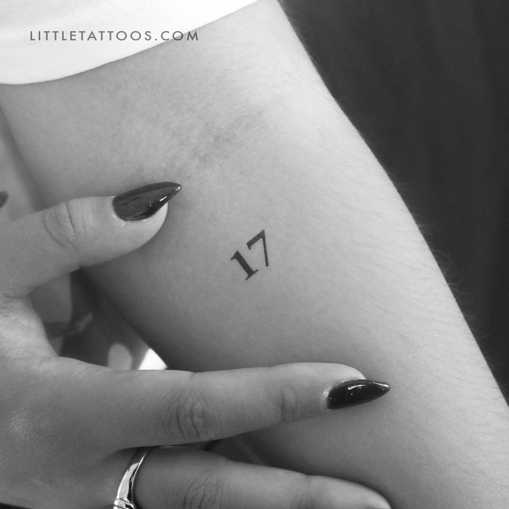 17 Temporary Tattoo - Set of 3