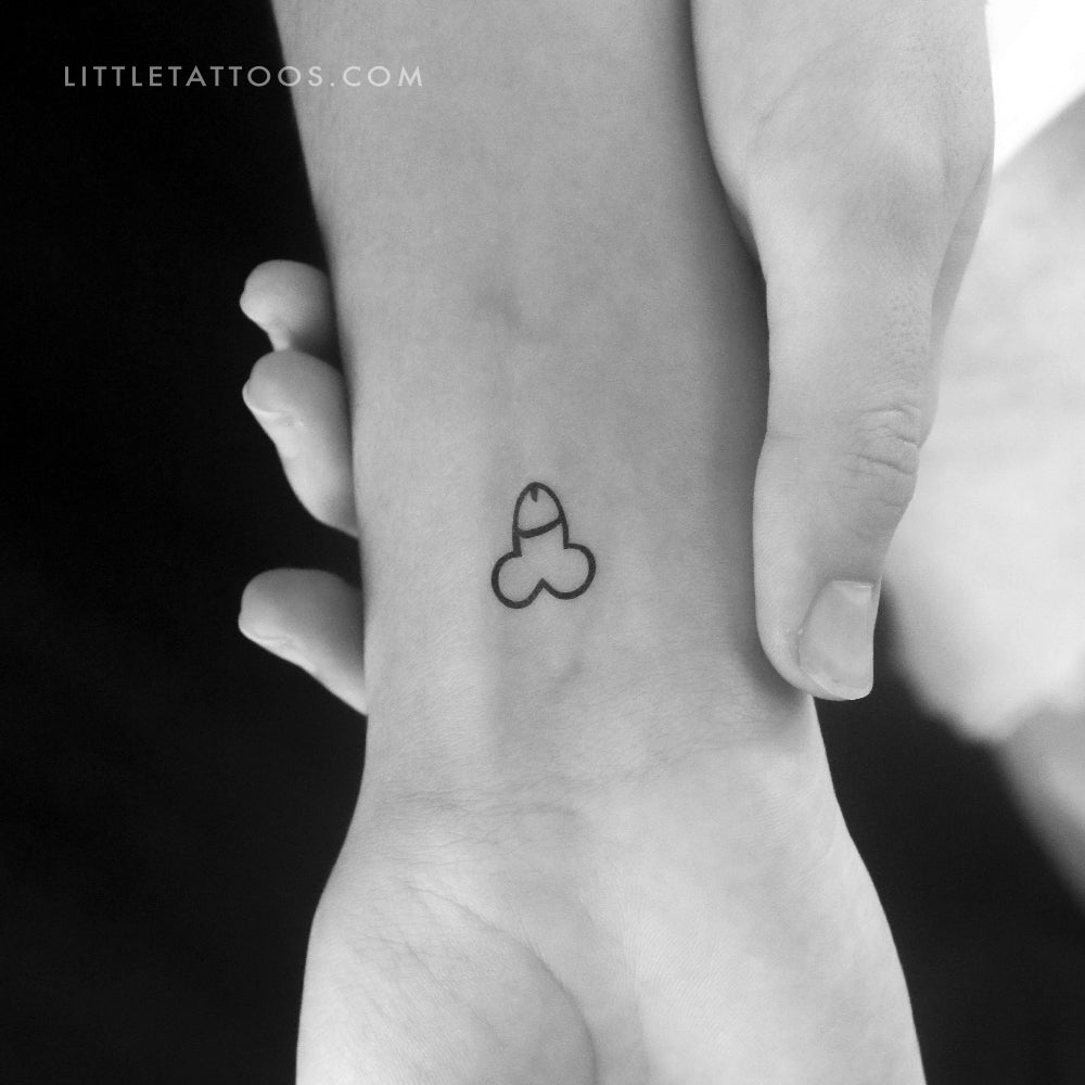 Little Penis Temporary Tattoo - Set of 3