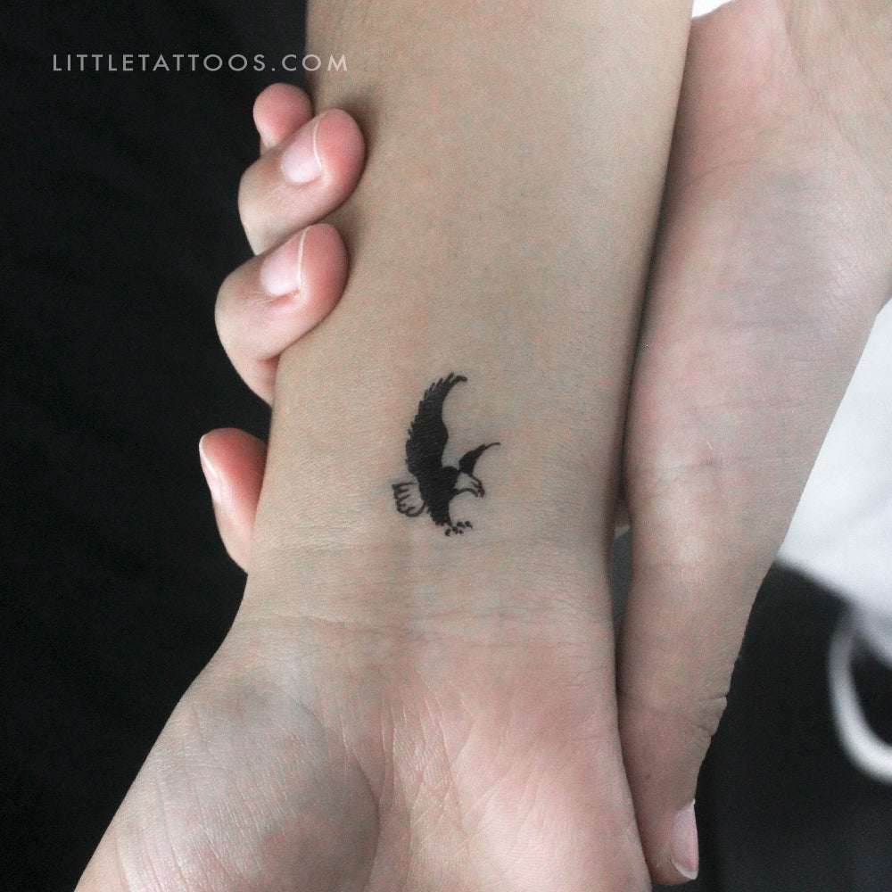 Bald Eagle Temporary Tattoo - Set of 3