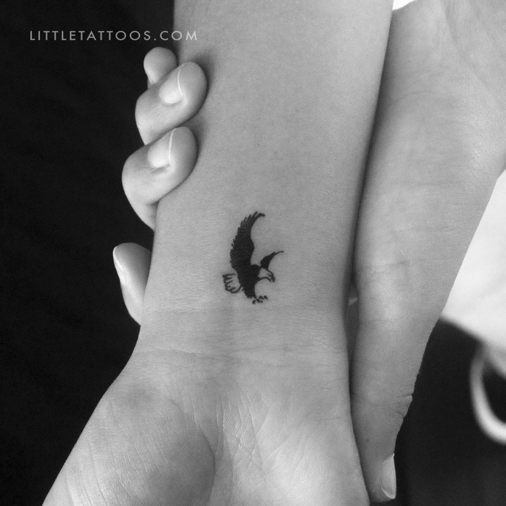 Bald Eagle Temporary Tattoo - Set of 3