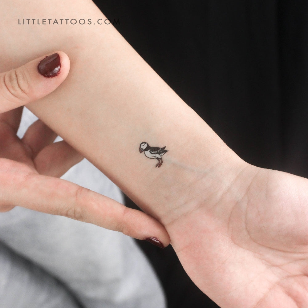 Little Puffin Temporary Tattoo - Set of 3