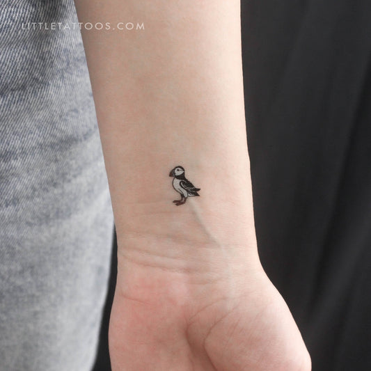 Little Puffin Temporary Tattoo - Set of 3