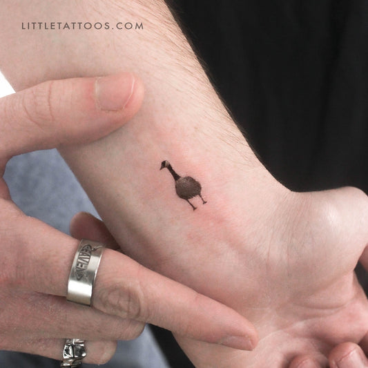 Tatuaje temporal de ganso - Juego de 3