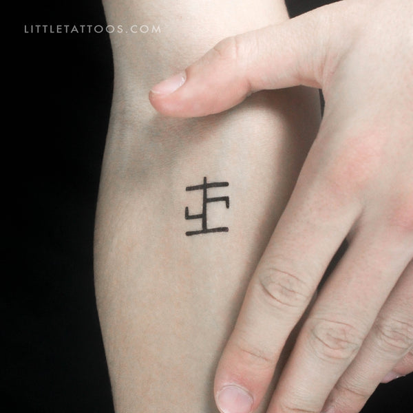 Healing Runic Sigil Temporary Tattoo - Set of 3