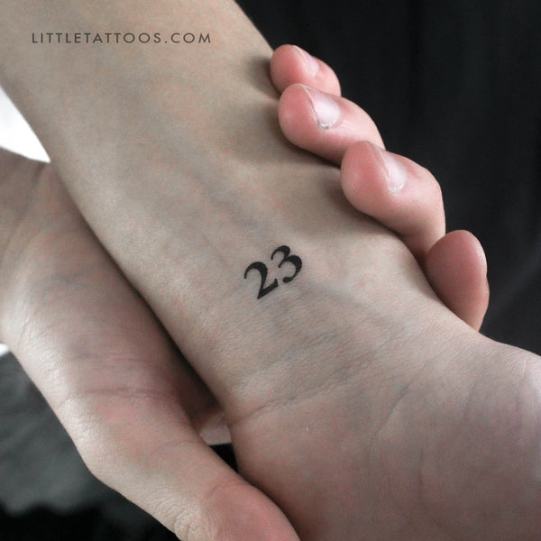 23 Temporary Tattoo - Set of 3