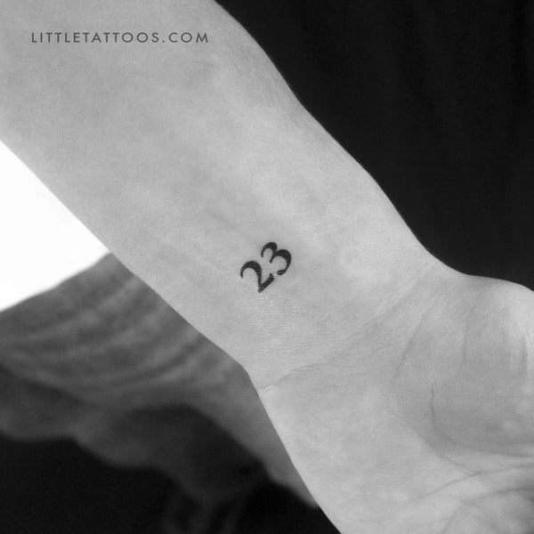 23 Temporary Tattoo - Set of 3