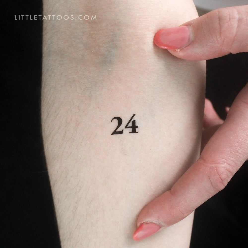 24 Temporary Tattoo - Set of 3