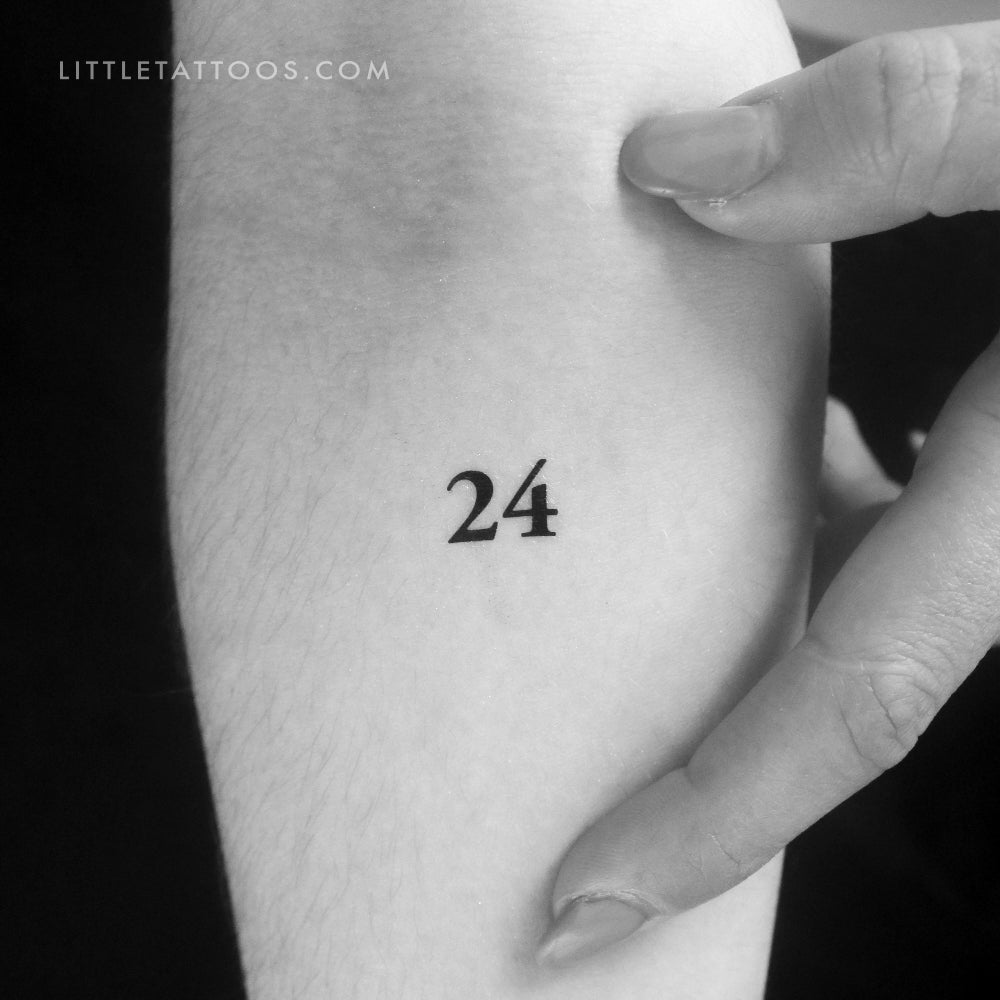 24 Temporary Tattoo - Set of 3