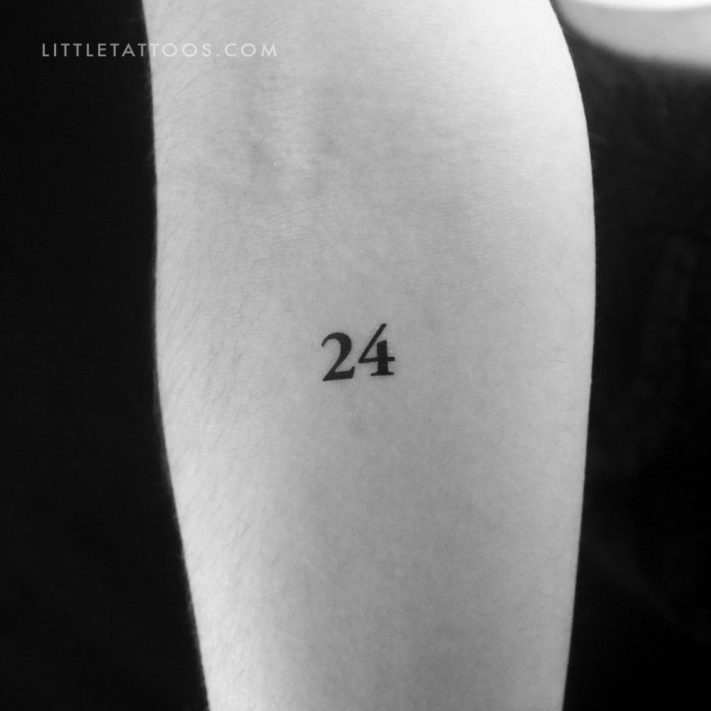24 Temporary Tattoo - Set of 3