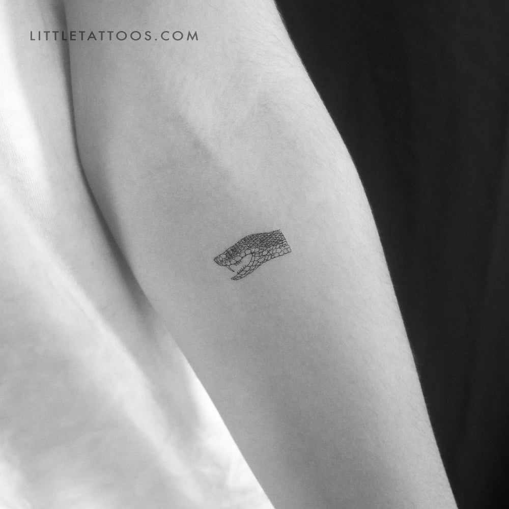 Tatuaje temporal de víbora - Juego de 3