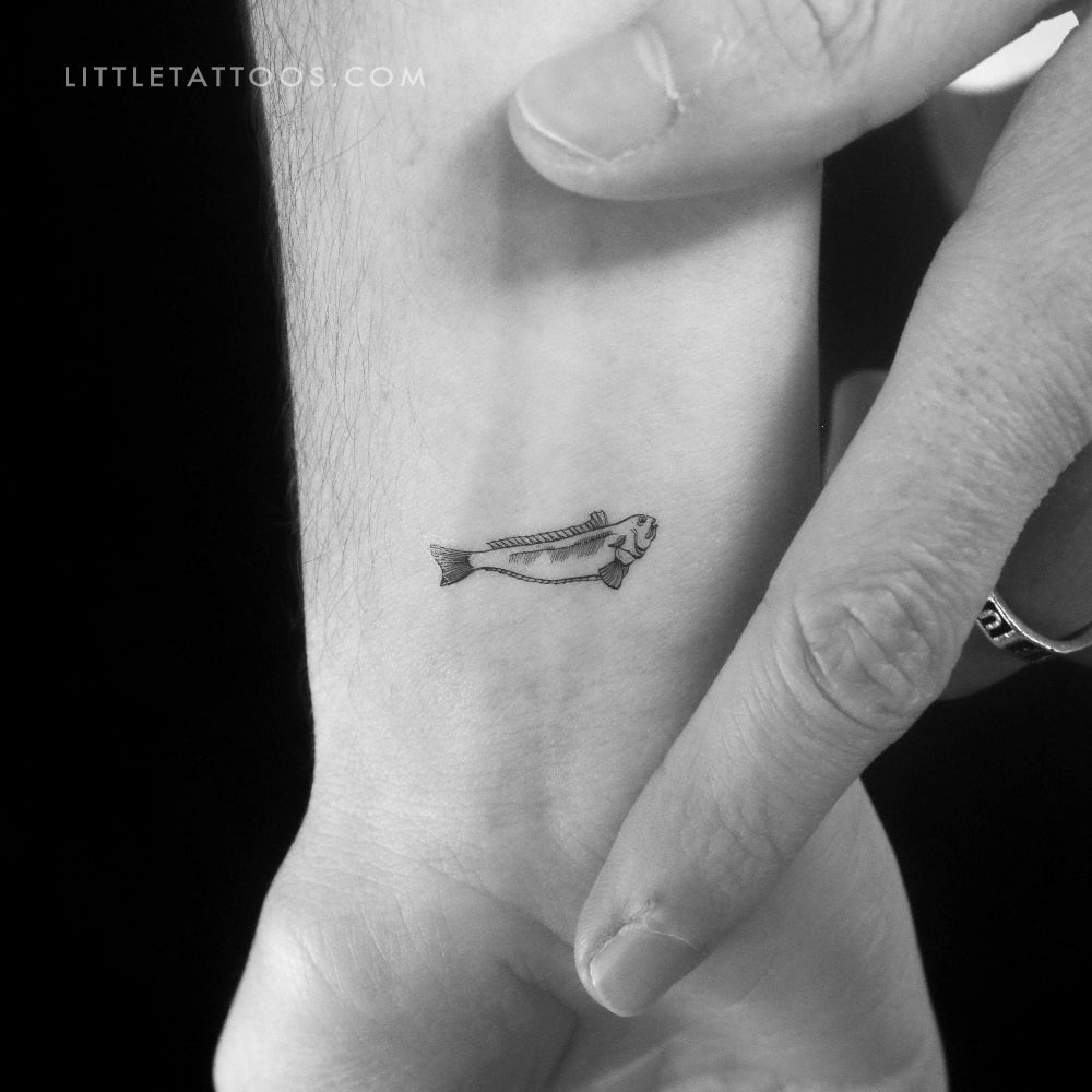 Small Scorpionfish Temporary Tattoo - Set of 3