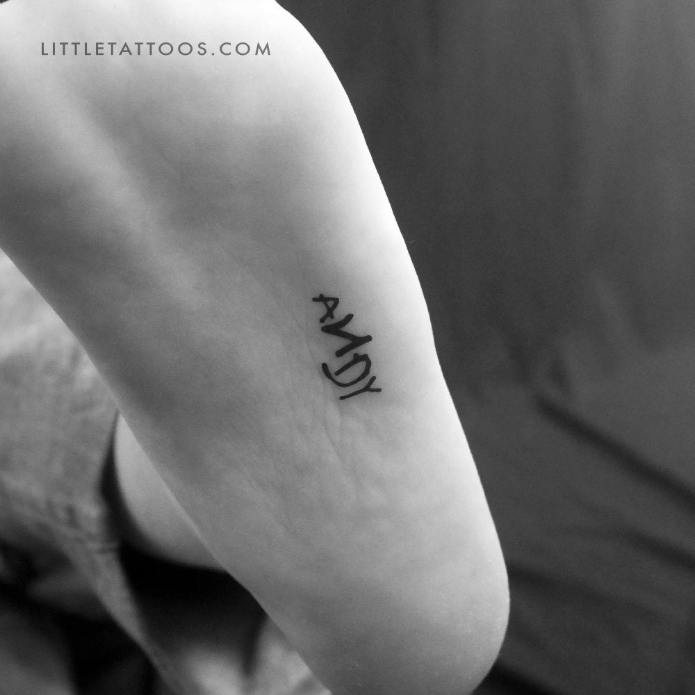 Andy Temporary Tattoo - Set of 3