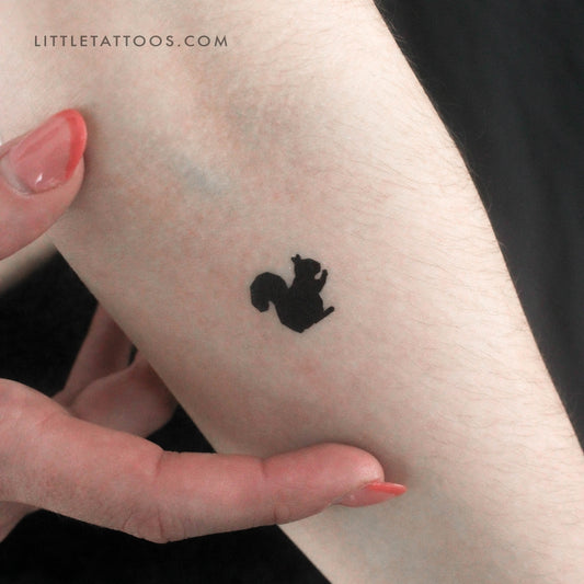 Little Squirrel Temporary Tattoo - Set of 3