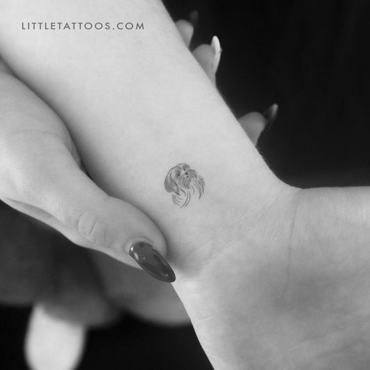 Maltese Dog Temporary Tattoo - Set of 3