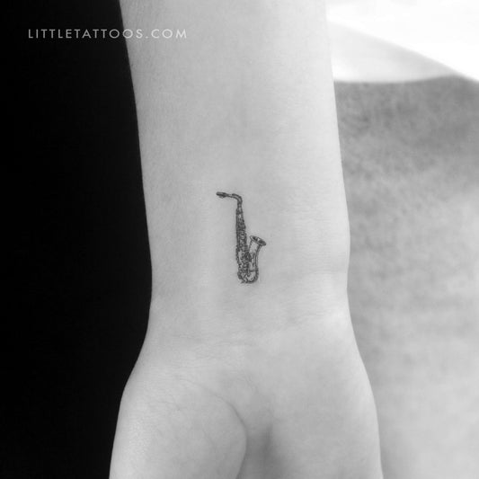 Saxo Temporary Tattoo - Set of 3