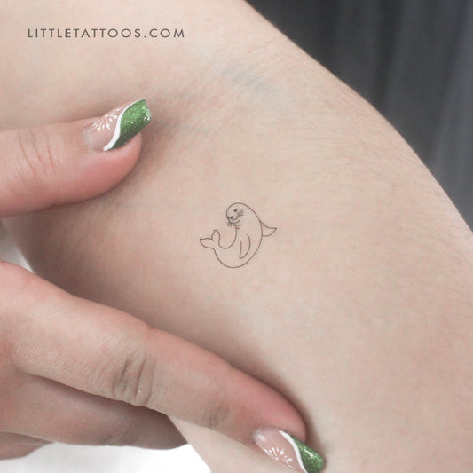 Seal Temporary Tattoo - Set of 3