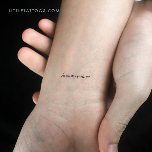 Heaven Temporary Tattoo - Set of 3