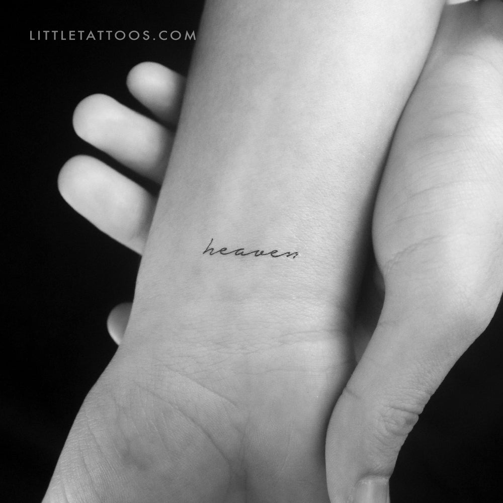 Heaven Temporary Tattoo - Set of 3