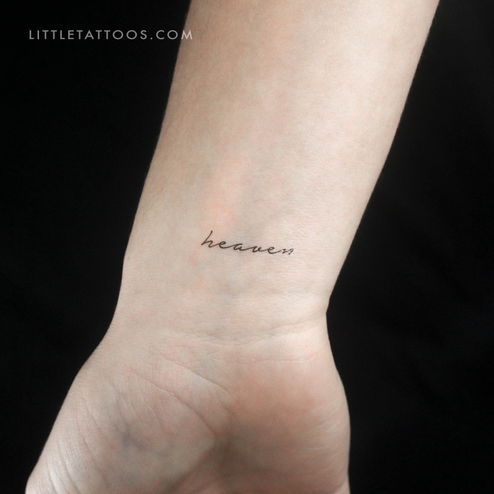 Heaven Temporary Tattoo - Set of 3