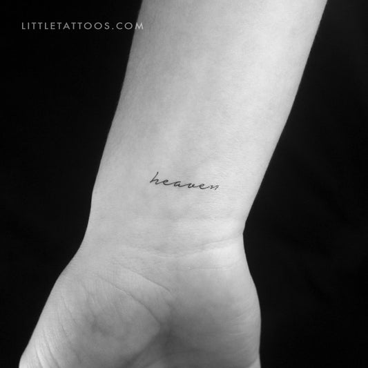 Heaven Temporary Tattoo - Set of 3