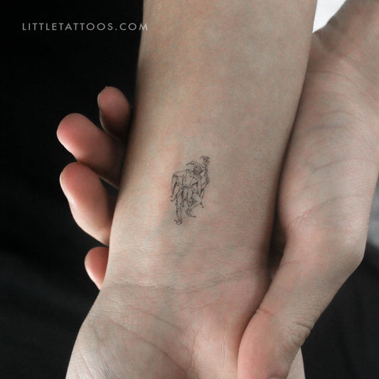 Tatuaje temporal de bufón - Juego de 3