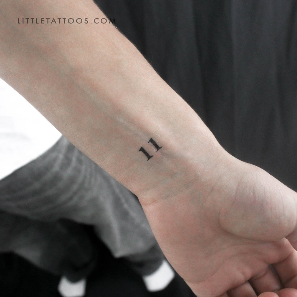 11 Temporary Tattoo - Set of 3