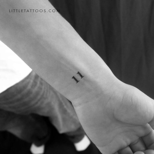 11 Temporary Tattoo - Set of 3