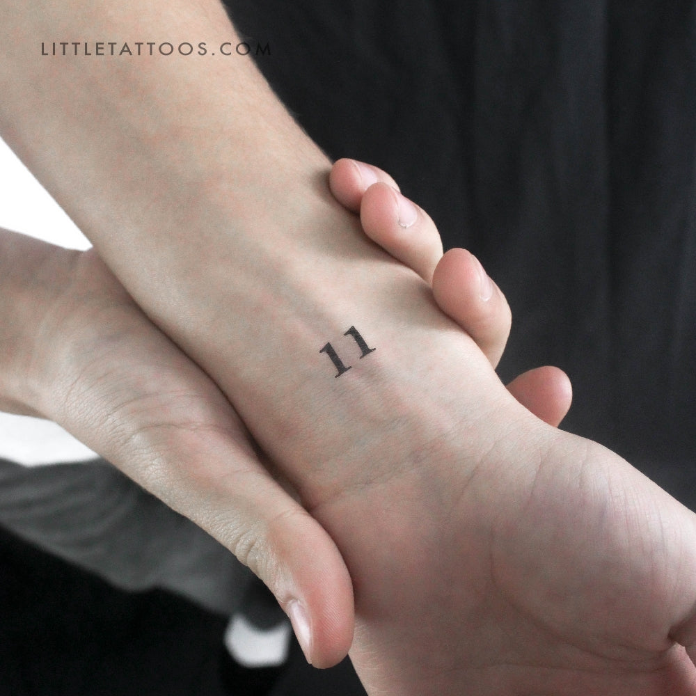 11 Temporary Tattoo - Set of 3