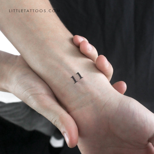 11 Temporary Tattoo - Set of 3
