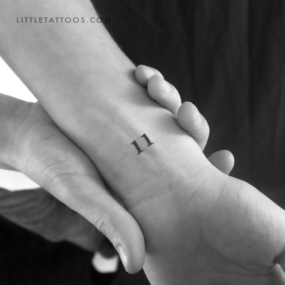 11 Temporary Tattoo - Set of 3