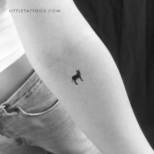 Small Donkey Temporary Tattoo - Set of 3