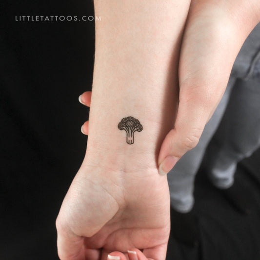 Little Broccoli Temporary Tattoo - Set of 3