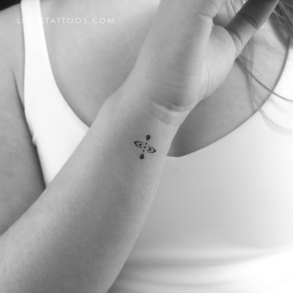 Little Mindfulness Symbol Temporary Tattoo - Set of 3