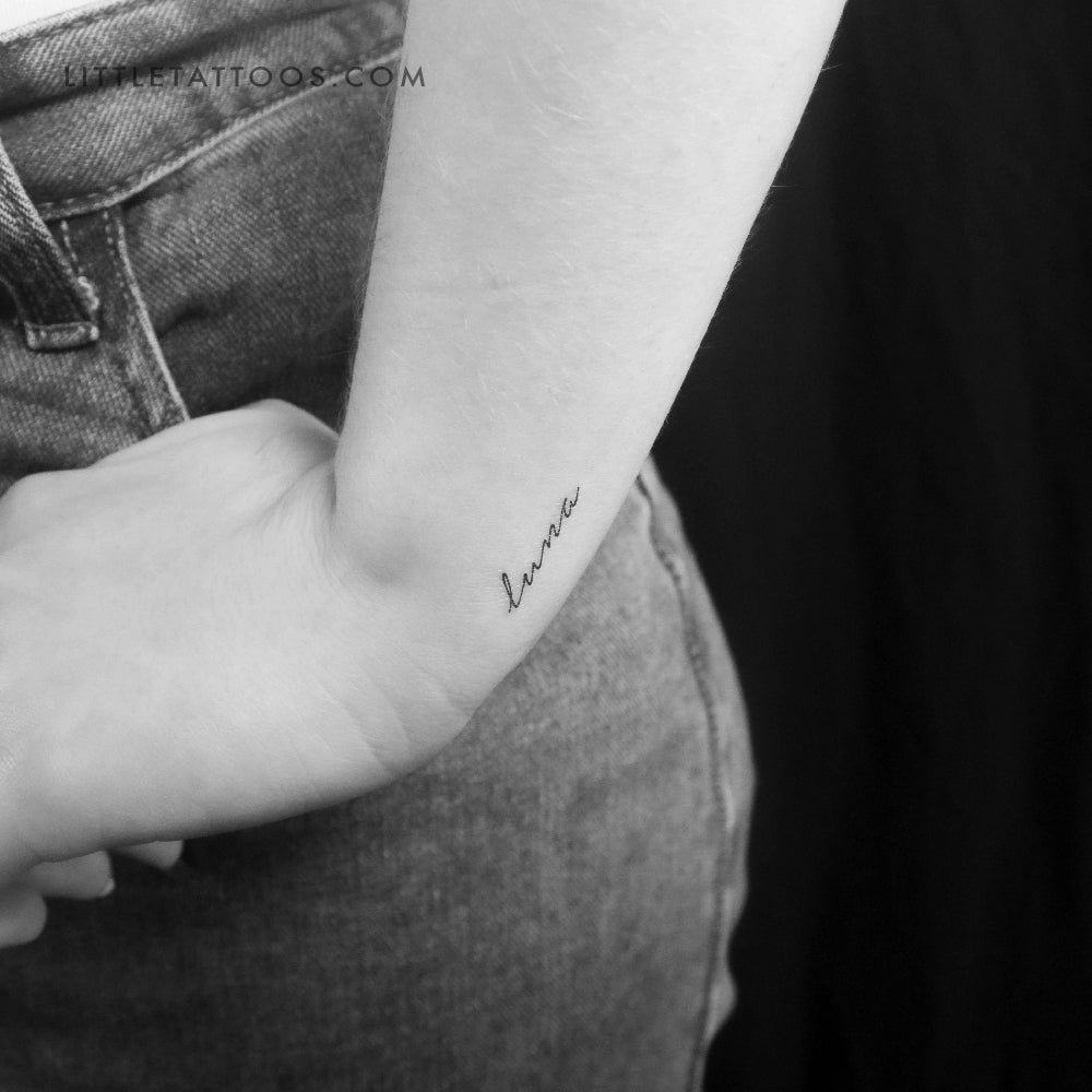 Tatuaje temporal de Luna - Juego de 3