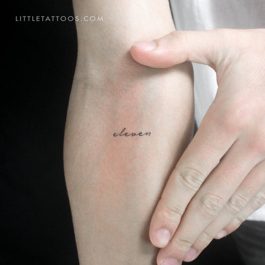 Eleven Temporary Tattoo - Set of 3