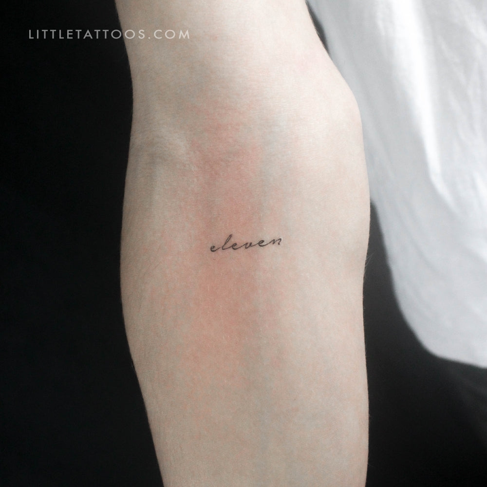 Eleven Temporary Tattoo - Set of 3