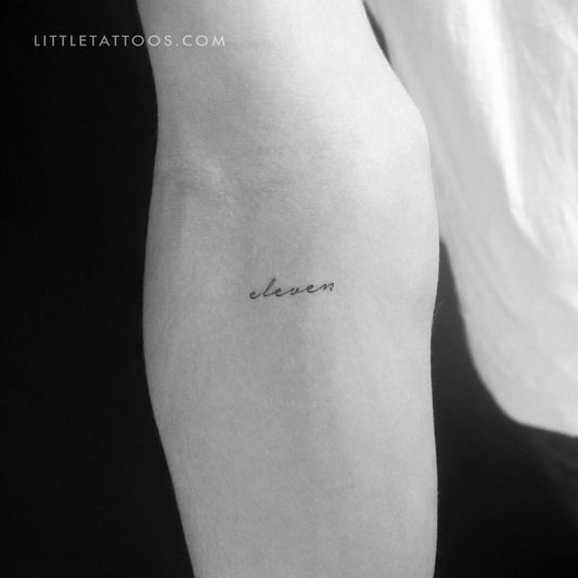 Eleven Temporary Tattoo - Set of 3