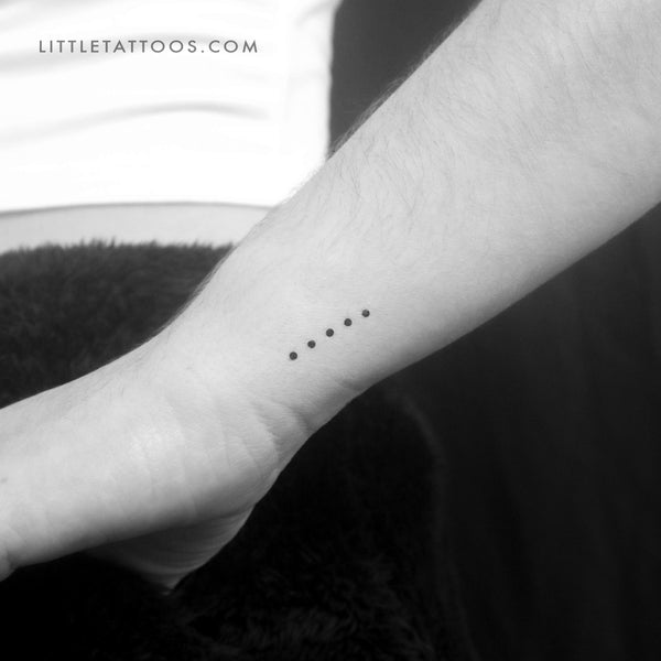 Five Dots Temporary Tattoo - Set of 3