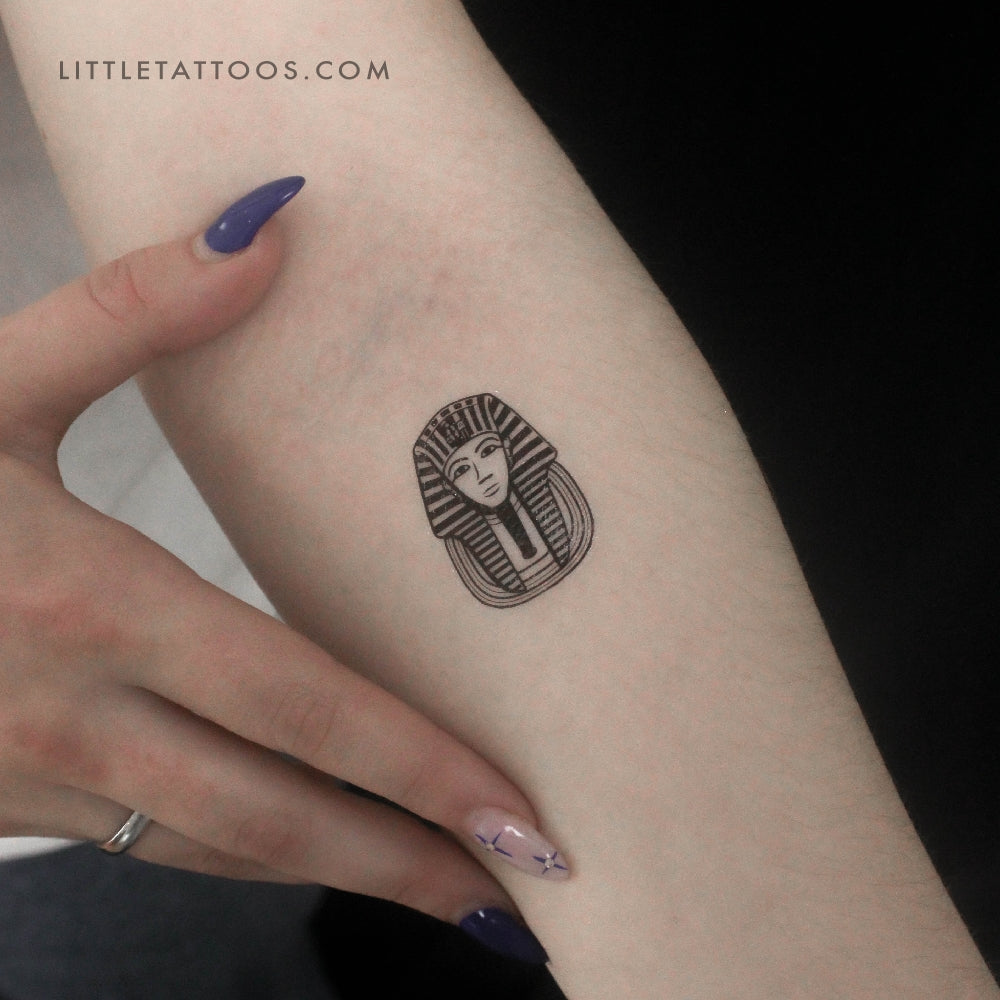 Tatuaje temporal de Tutankamón - Juego de 3