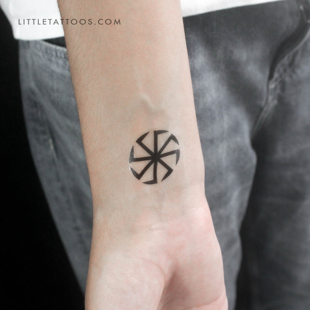 Kolovrat Temporary Tattoo - Set of 3