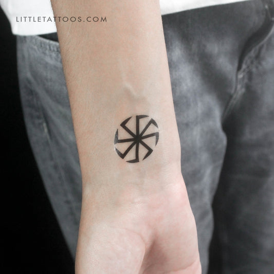 Kolovrat Temporary Tattoo - Set of 3