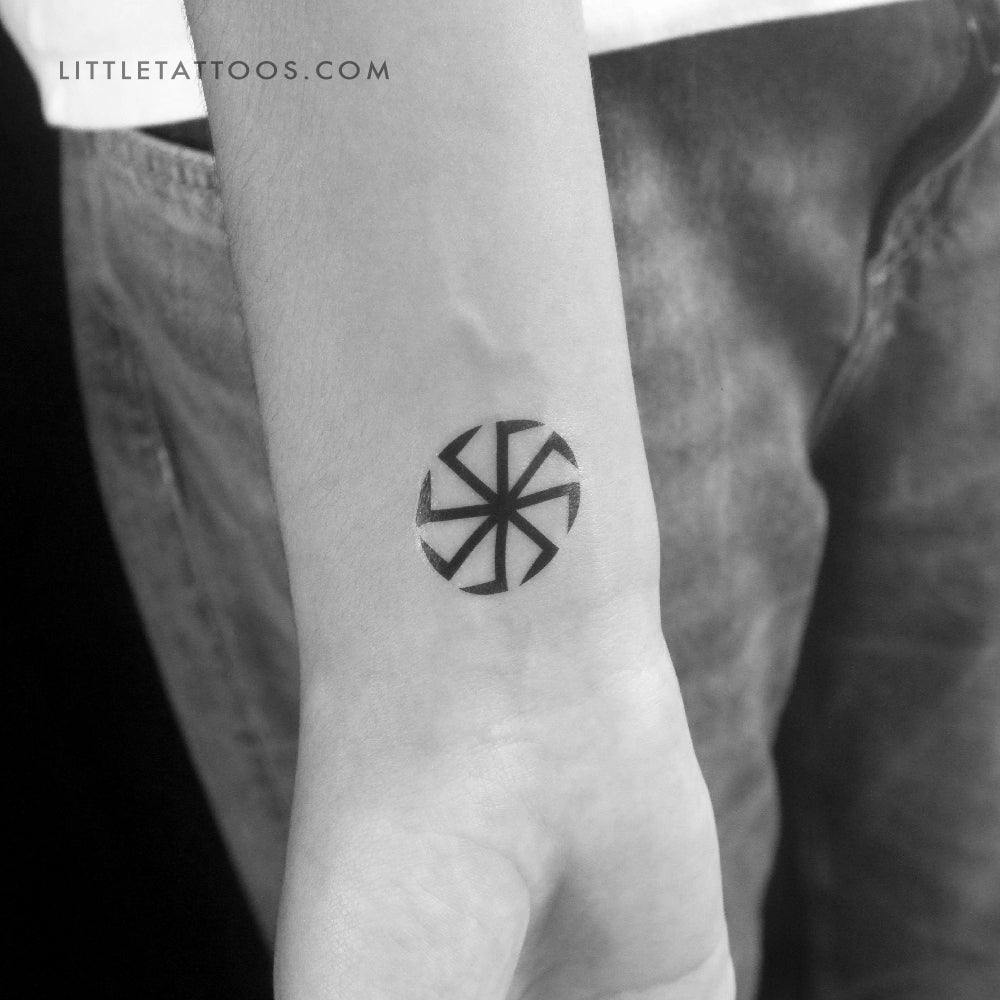 Kolovrat Temporary Tattoo - Set of 3