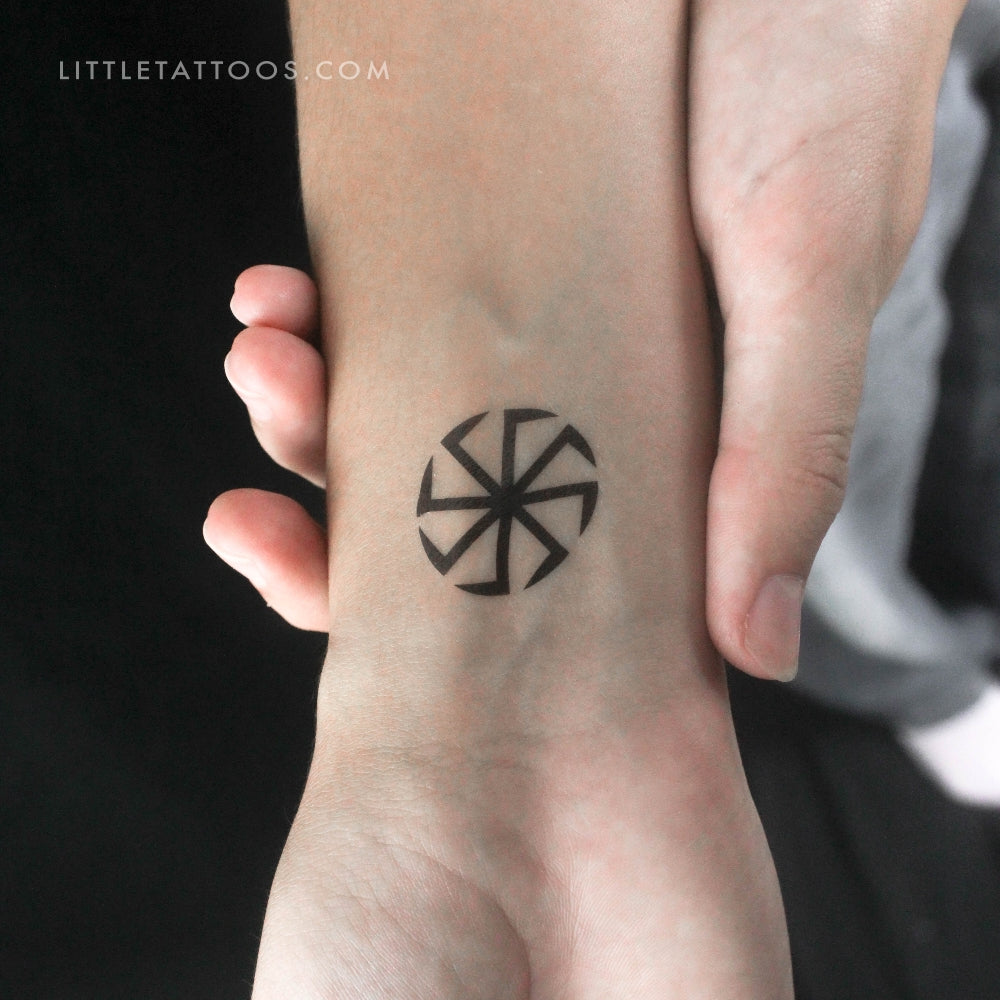 Kolovrat Temporary Tattoo - Set of 3